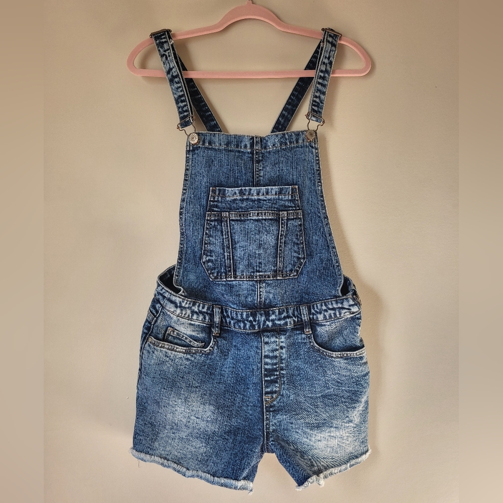 Bootlegger Denim Overall Shorts